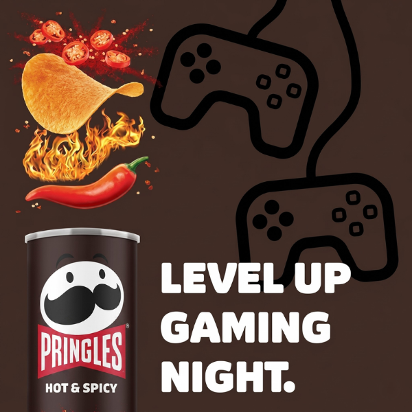 Pringles Hot & Spicy Crisps 12 x 70g | PM £1.25 Price Marked Pack | Sharing Tubes