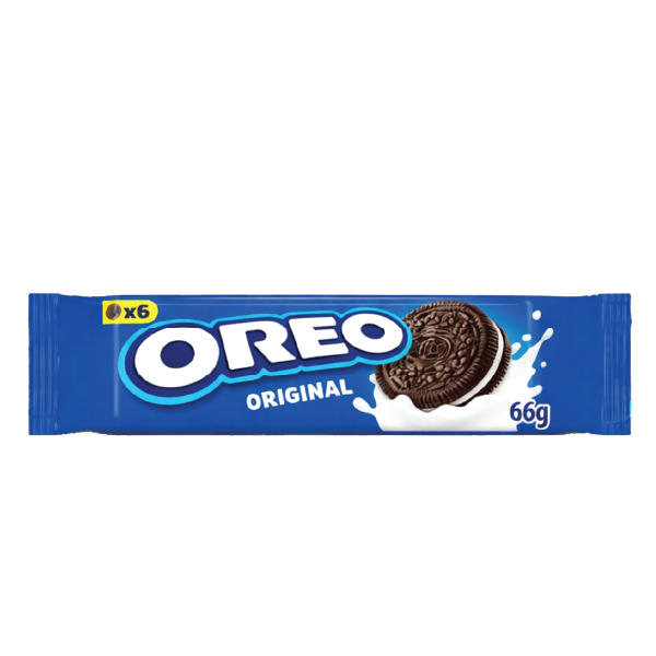 Oreo Original 20 x 66g Biscuit Pack | 6 Biscuits per Pack