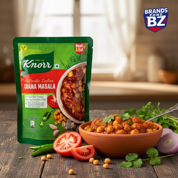 Knorr Authentic Indian Chana Masala Pack of 10 x 300g | Heat & Eat Meal | Halal Vegetarian