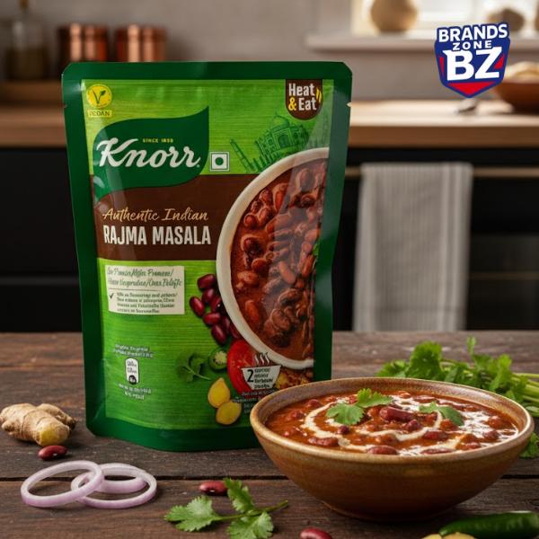 Knorr Authentic Indian Rajma Masala Pack of 10 x 300g | Heat & Eat Meal | Halal Vegetarian