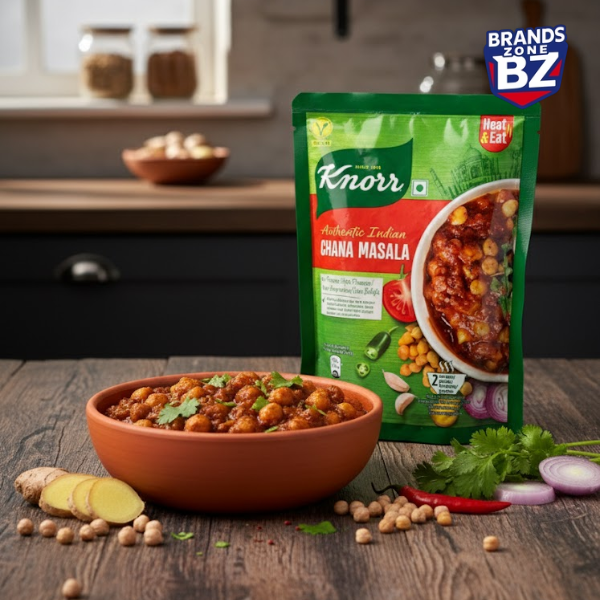 Knorr Authentic Indian Chana Masala Pack of 10 x 300g | Heat & Eat Meal | Halal Vegetarian
