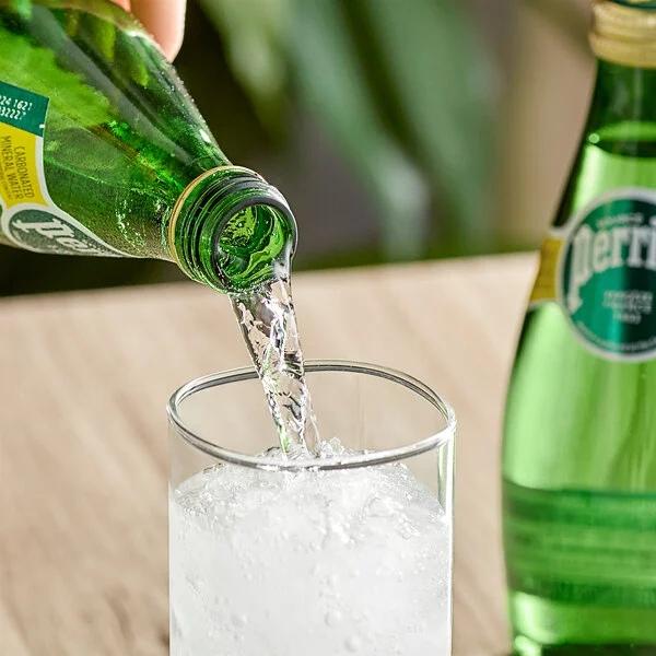 Perrier Sparkling Natural Mineral Water – 24 x 300ml Bottles | Zero Sugar & Calories | Crisp, Refreshing Bubbles