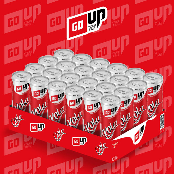 Go Up – 24 x 330ml Cans | Refreshing Cola Drink with Caffeine & Unique Flavor | Bulk Pack for Parties & Gatherings