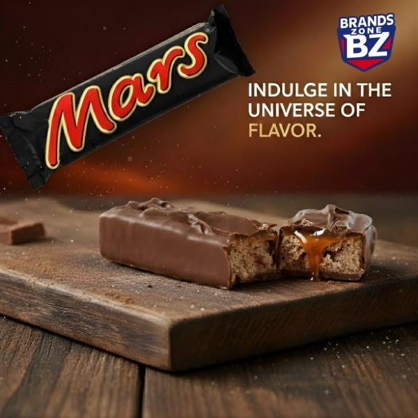 Mars Chocolate Bars – 24 x 51g | Classic Caramel & Nougat Coated in Milk Chocolate | Fresh Stock | Ideal for Sharing, Snacking & Gifting
