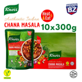 Knorr Authentic Indian Chana Masala Pack of 10 x 300g | Heat & Eat Meal | Halal Vegetarian