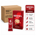 Nescafé 2in1 & 3in1 Instant Coffee | Original, Caramel & Smooth Rich Flavours | 11 x 6 Sachets