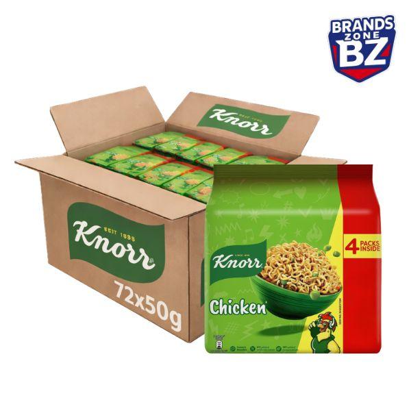 Knorr Chicken Instant Noodles 18 x 200g | Spicy Masala Flavour | Family Value Pack