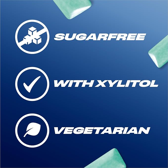 Airwaves Menthol & Eucalyptus Sugar-Free Gum | 6 Jars (46 Pieces Each Jar)