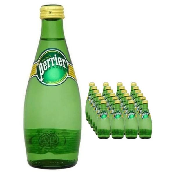 Perrier Sparkling Natural Mineral Water – 24 x 300ml Bottles | Zero Sugar & Calories | Crisp, Refreshing Bubbles