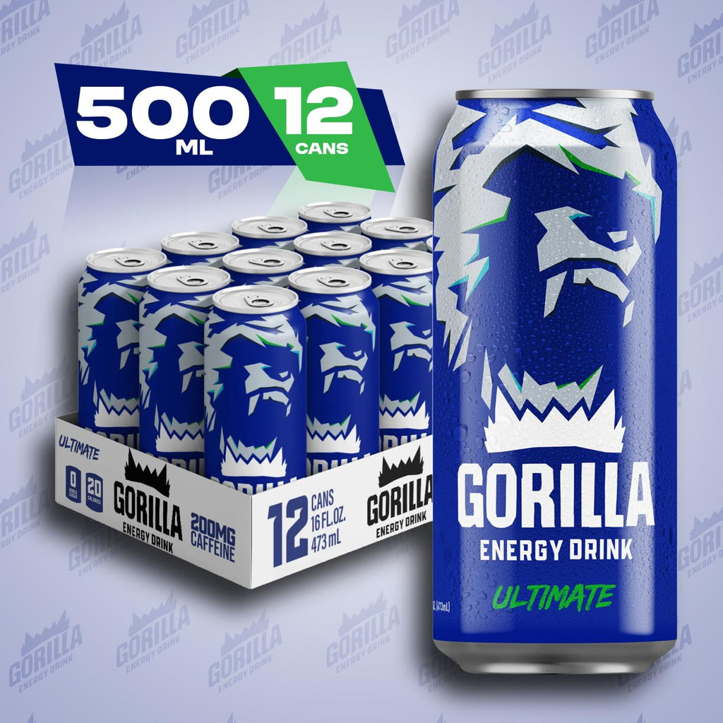 Gorilla Energy Drink 12 x 500ml Cans