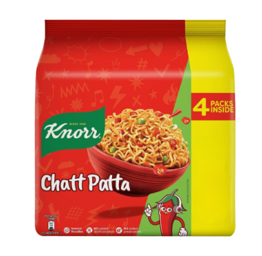 Knorr Chattpatta Noodles 18 x 200g | Spicy Masala Flavour | Family Value Pack