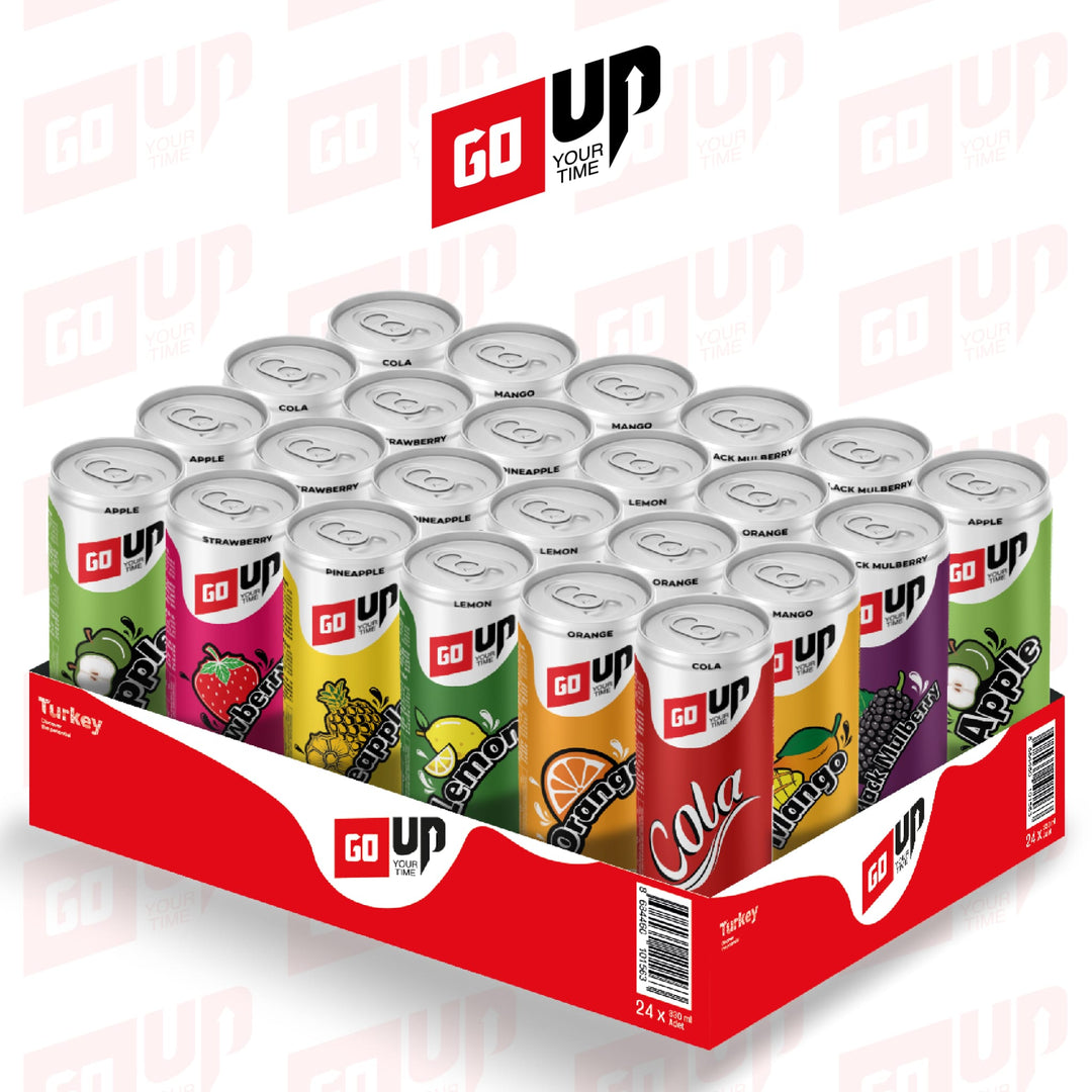 Go Up Mix Fizzy Drink – 24 x 330ml Cans | Sweet & Fruity Flavour | Perfect for Parties, Families & Refreshing Breaks