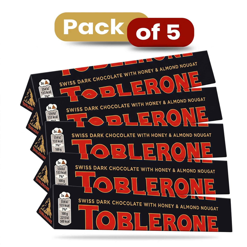 Toblerone Dark Chocolate Bars – 20 x 100g