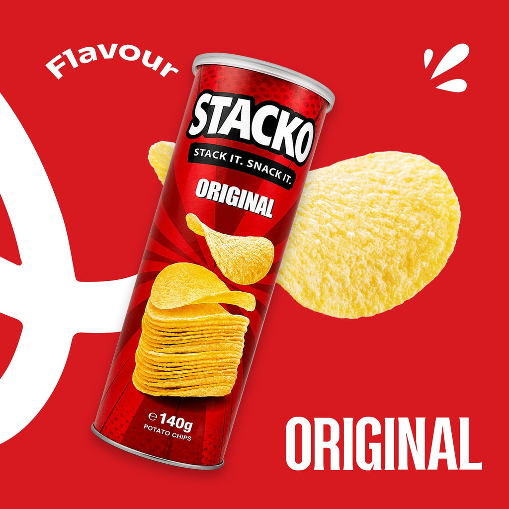 STACKO Original Potato Chips – 140g