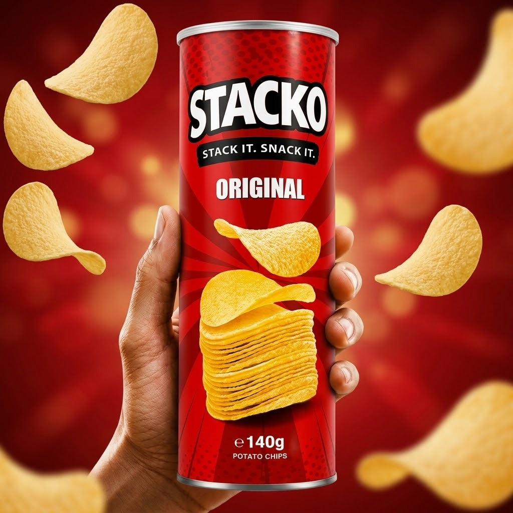 STACKO Original Potato Chips – 140g