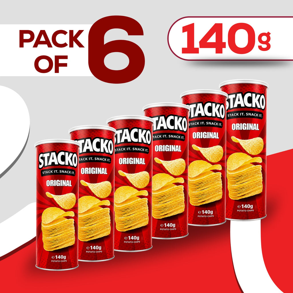 STACKO Original Potato Chips – 140g