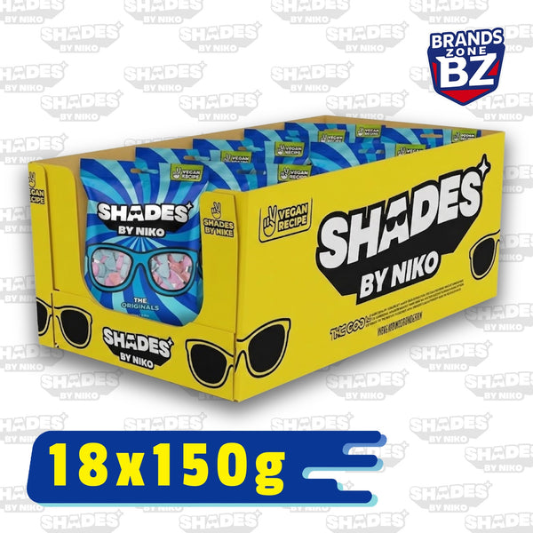 Shades by Niko The Original  18x150g Halal Vegan Chewy Fruit Sweets