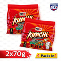 Yumsu Kimchi Flavour Instant Noodles Assorted Packs 2 x 70g (4 packs in 1 )