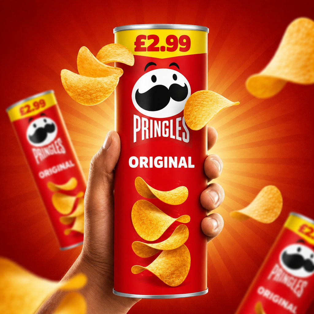 Pringles Crisps – Pack of 6 x 165g | Flavour Options Available