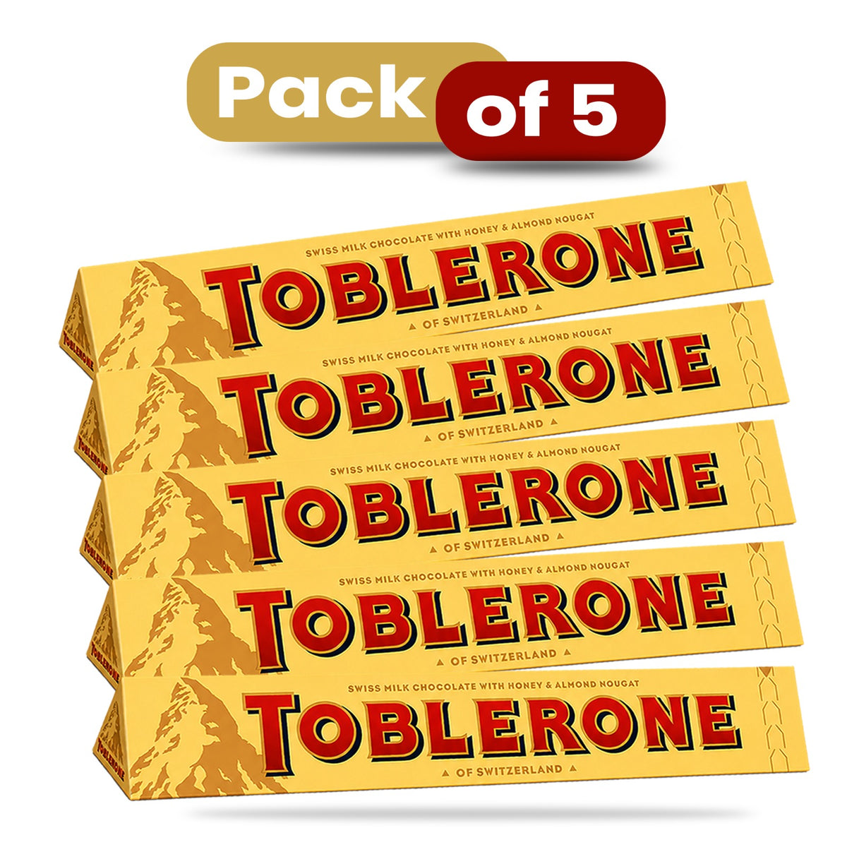 Toblerone Milk Chocolate Bars – 20 x 100g
