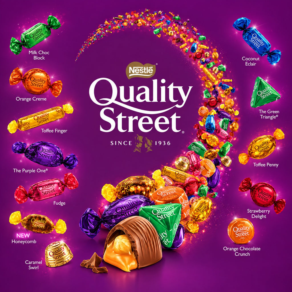 Quality Street Chocolate Tub - Assorted Chocolates & Toffees, 550g