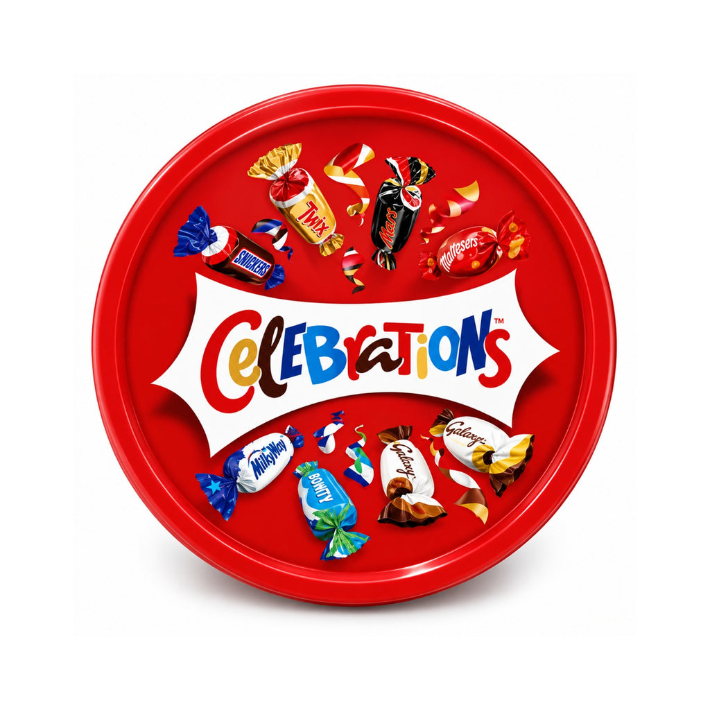 Celebrations Chocolate Tub 500g – Assorted Mini Chocolate Bars, Sharing Tub