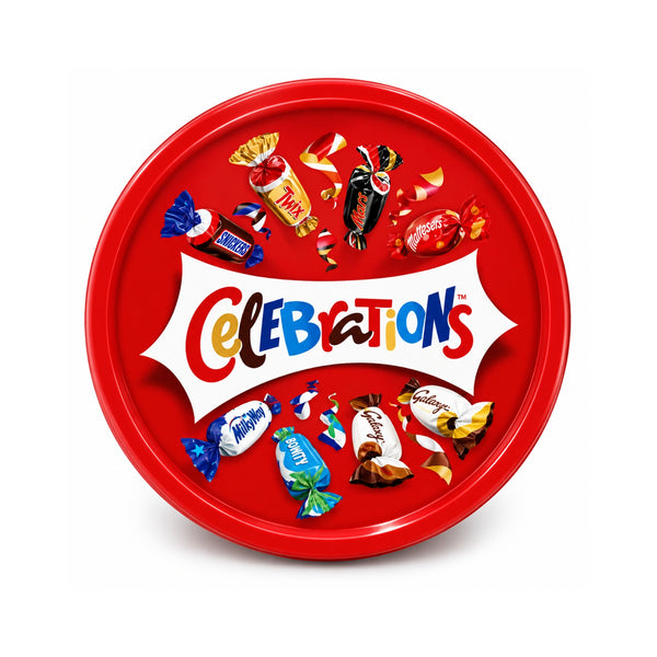 Celebrations Chocolate Tub 500g – Assorted Mini Chocolate Bars, Sharing Tub