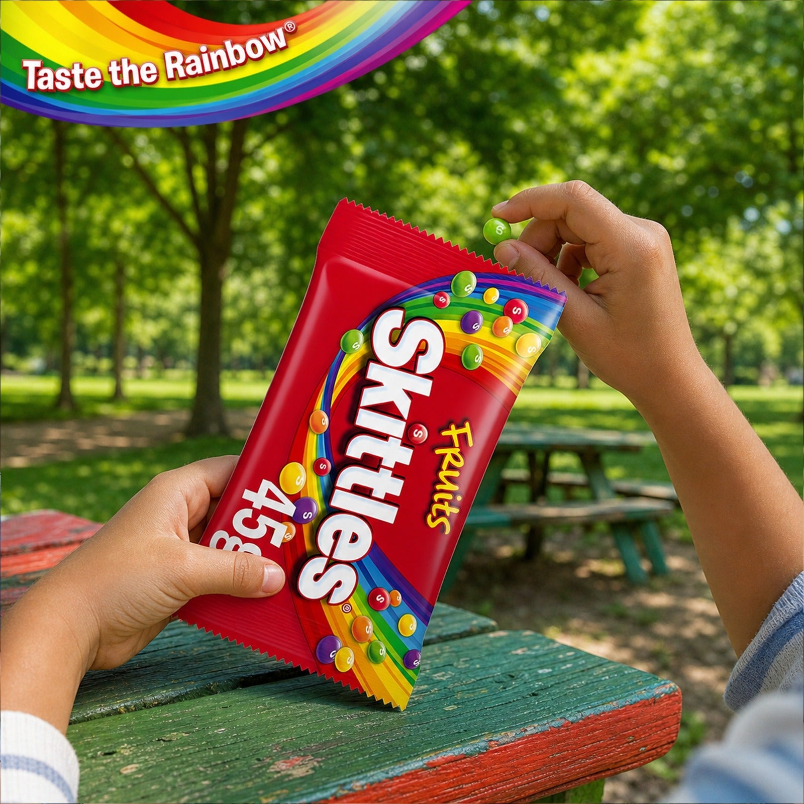 Skittles Fruit Chewy Sweets Multi Flavour Bulk Pack – Wild Berry, Fruits, Tropical & Crazy Sours | 36 Packs (45g Each)