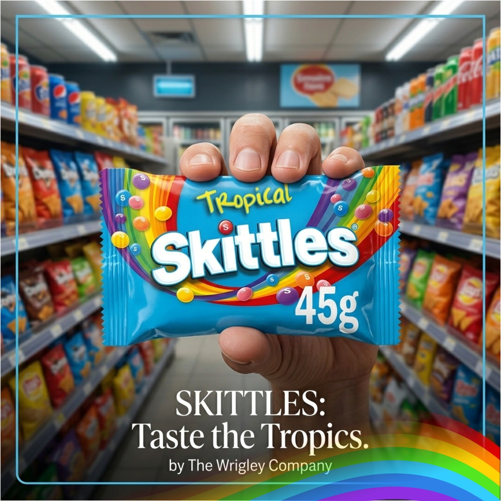 Skittles Fruit Chewy Sweets Multi Flavour Bulk Pack – Wild Berry, Fruits, Tropical & Crazy Sours | 36 Packs (45g Each)