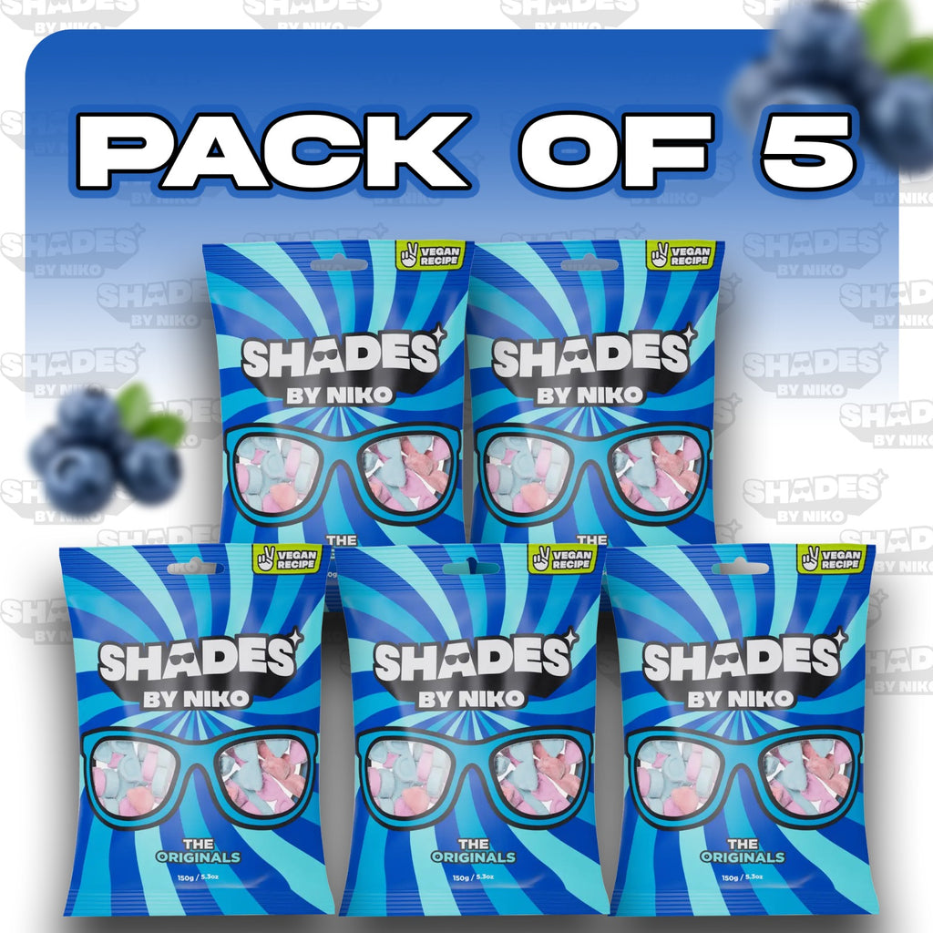 Shades by Niko The Original  18x150g Halal Vegan Chewy Fruit Sweets