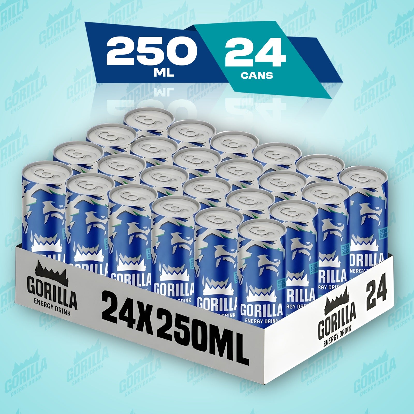 Gorilla Energy Drink 24 x 250ml Cans | All Variants