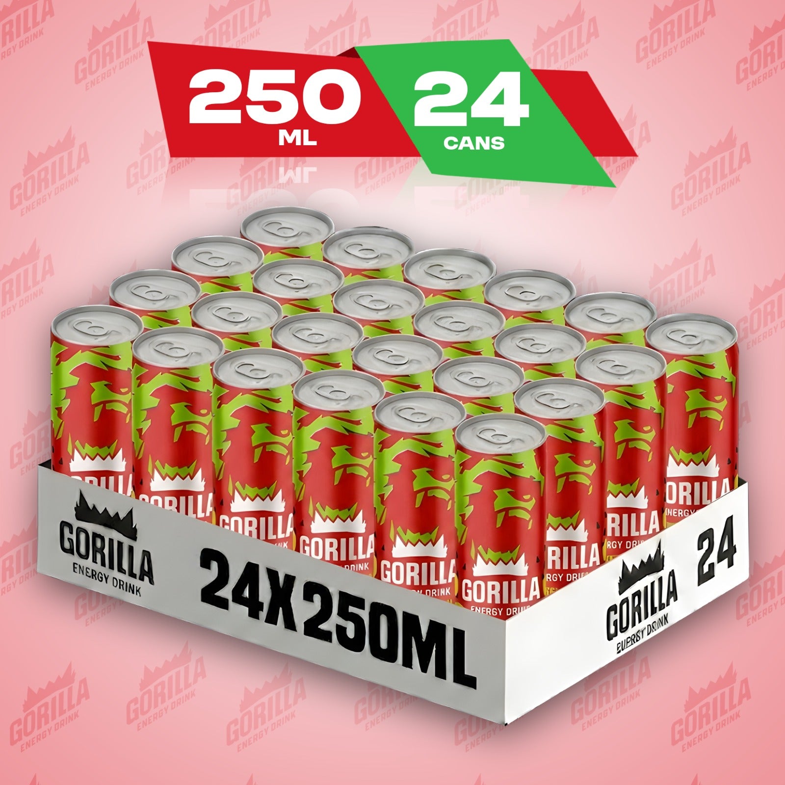 Gorilla Energy Drink 24 x 250ml Cans | All Variants