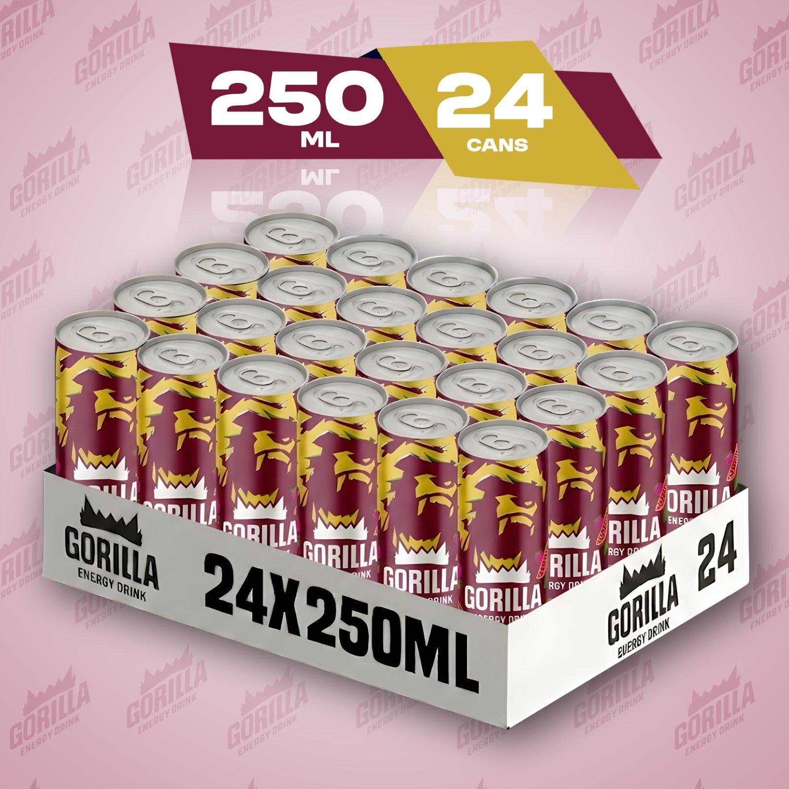 Gorilla Energy Drink 24 x 250ml Cans | All Variants