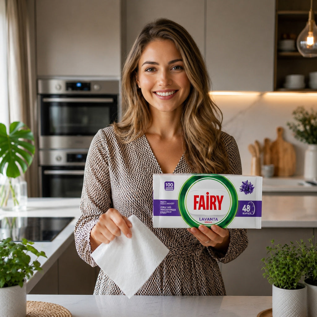 Fairy Multi-Surface Cleaning Wipes with Lavender Scent – 100 Disposable Wipes