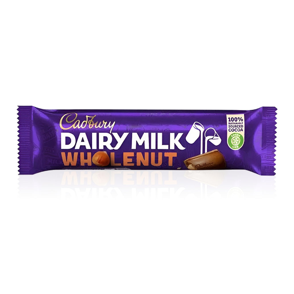 Dairy Milk Whole Nut Chocolate Bar 45g (Box of 48)