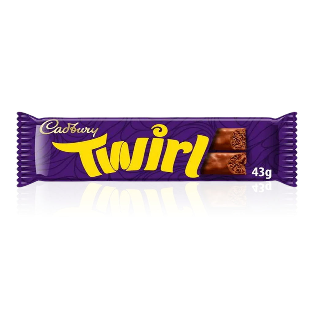 Cadbury Twirl Chocolate Bars 43g (Box of 48)