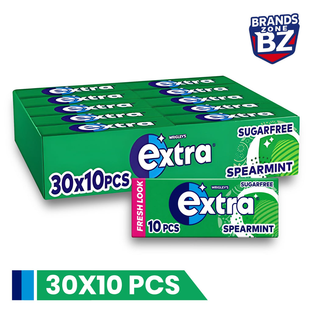 Wrigley’s Extra Sugar Free Chewing Gum Multipack 30 x 10 Pieces – Assorted Flavours with Xylitol, Long Lasting Freshness, Bulk Pack for Home, Office, Travel & Sharing