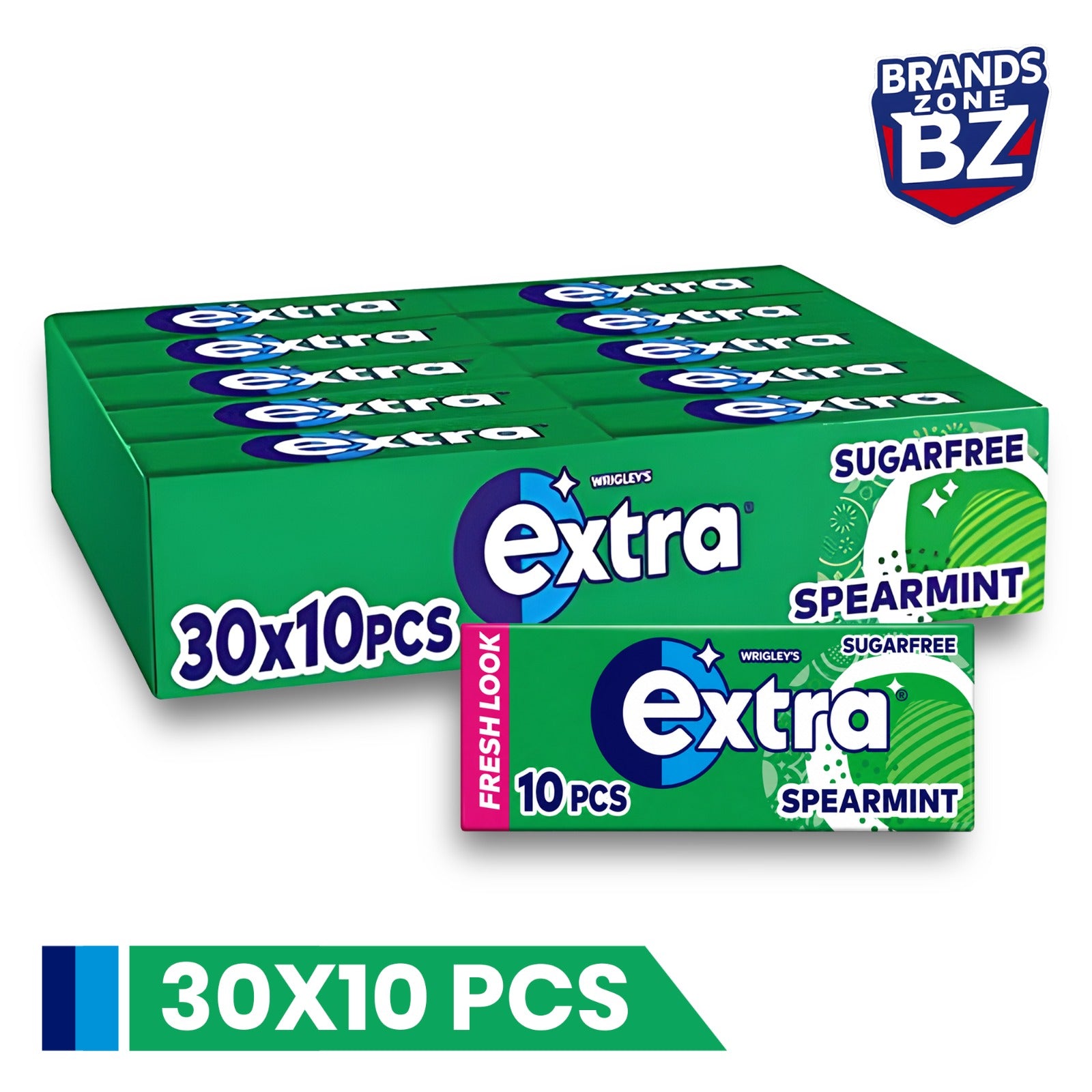 Wrigley’s Extra Sugar Free Chewing Gum Multipack 30 x 10 Pieces – Assorted Flavours with Xylitol, Long Lasting Freshness, Bulk Pack for Home, Office, Travel & Sharing