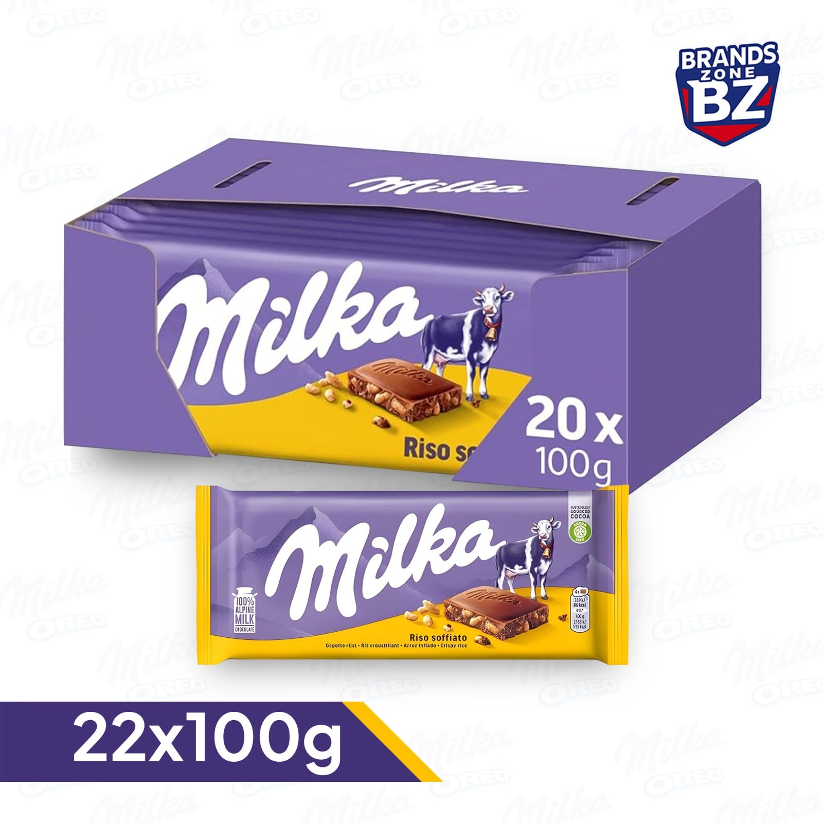 Milka Chocolate Multiple Flavours Pack – Assorted Creamy Milk Chocolate Variety Bundle | Perfect Snack Box for Sharing, Gifting & Parties