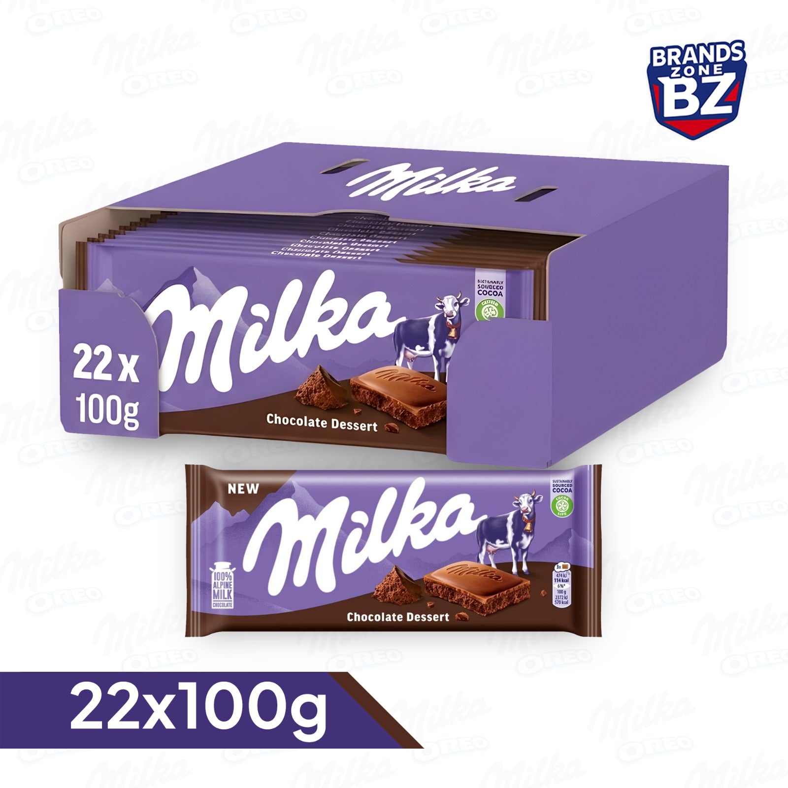 Milka Chocolate Multiple Flavours Pack – Assorted Creamy Milk Chocolate Variety Bundle | Perfect Snack Box for Sharing, Gifting & Parties