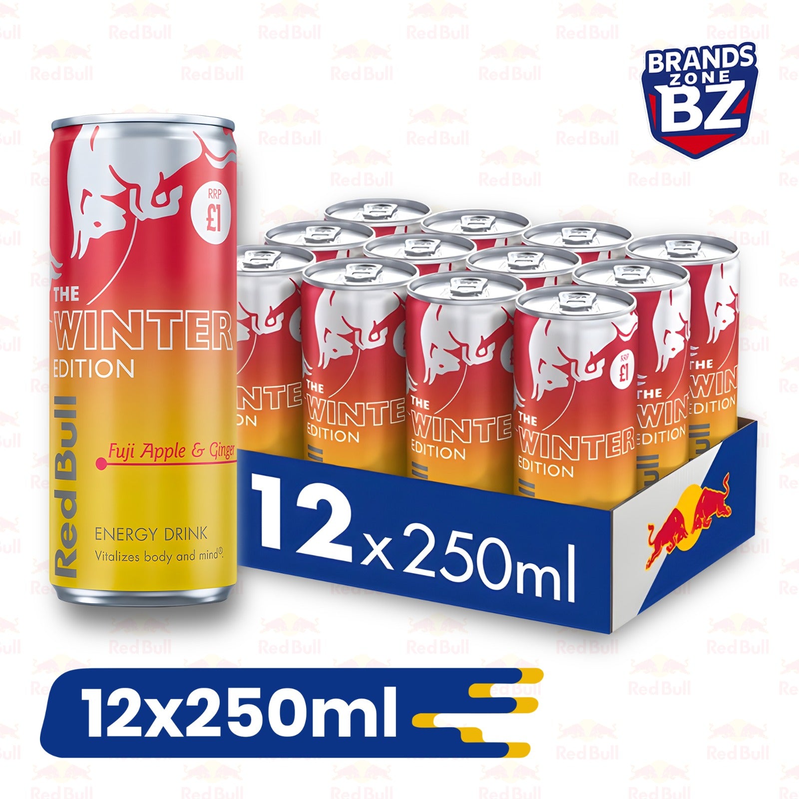 Red Bull Energy Drink 12 x 250ml Cans | Choose Your Favourite Flavour