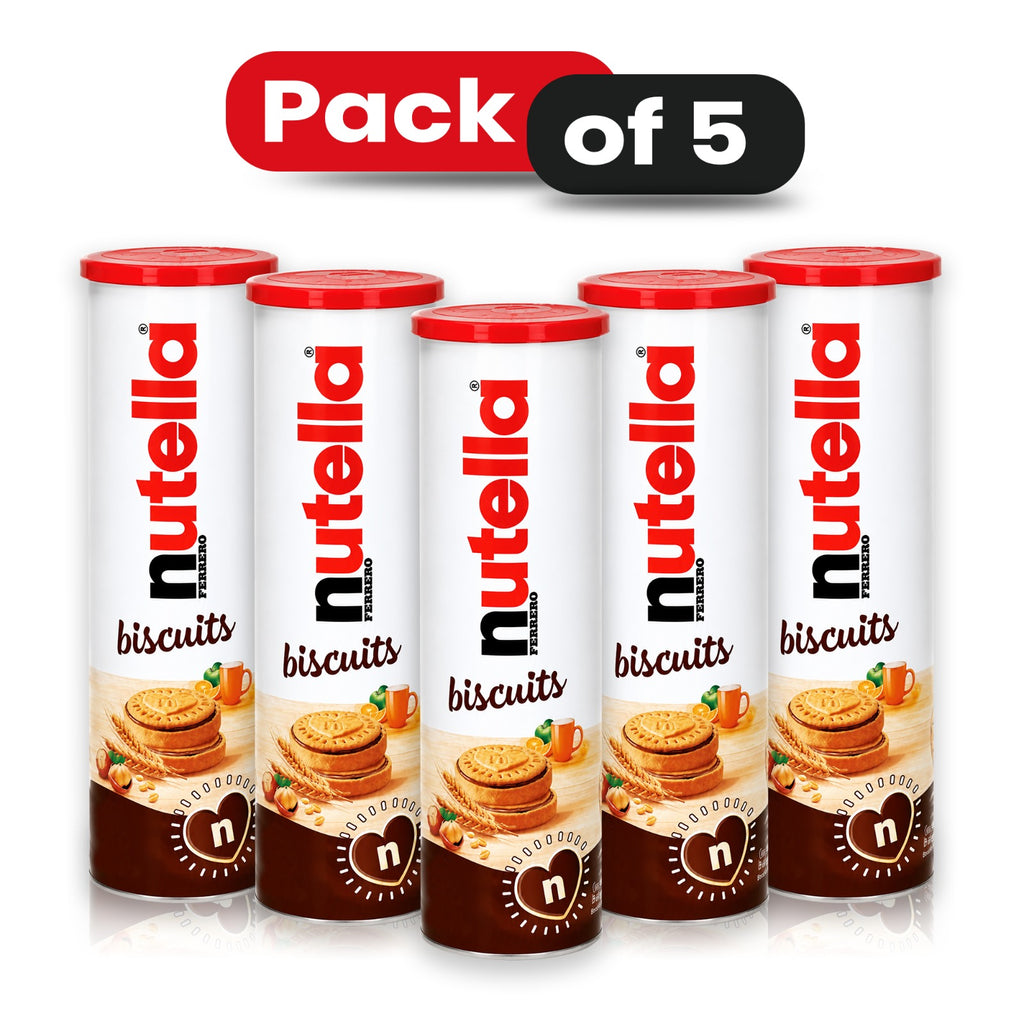 Nutella Biscuits (20 × 166g Packs) – Crispy Biscuits with Creamy Nutella Filling – Bulk Box