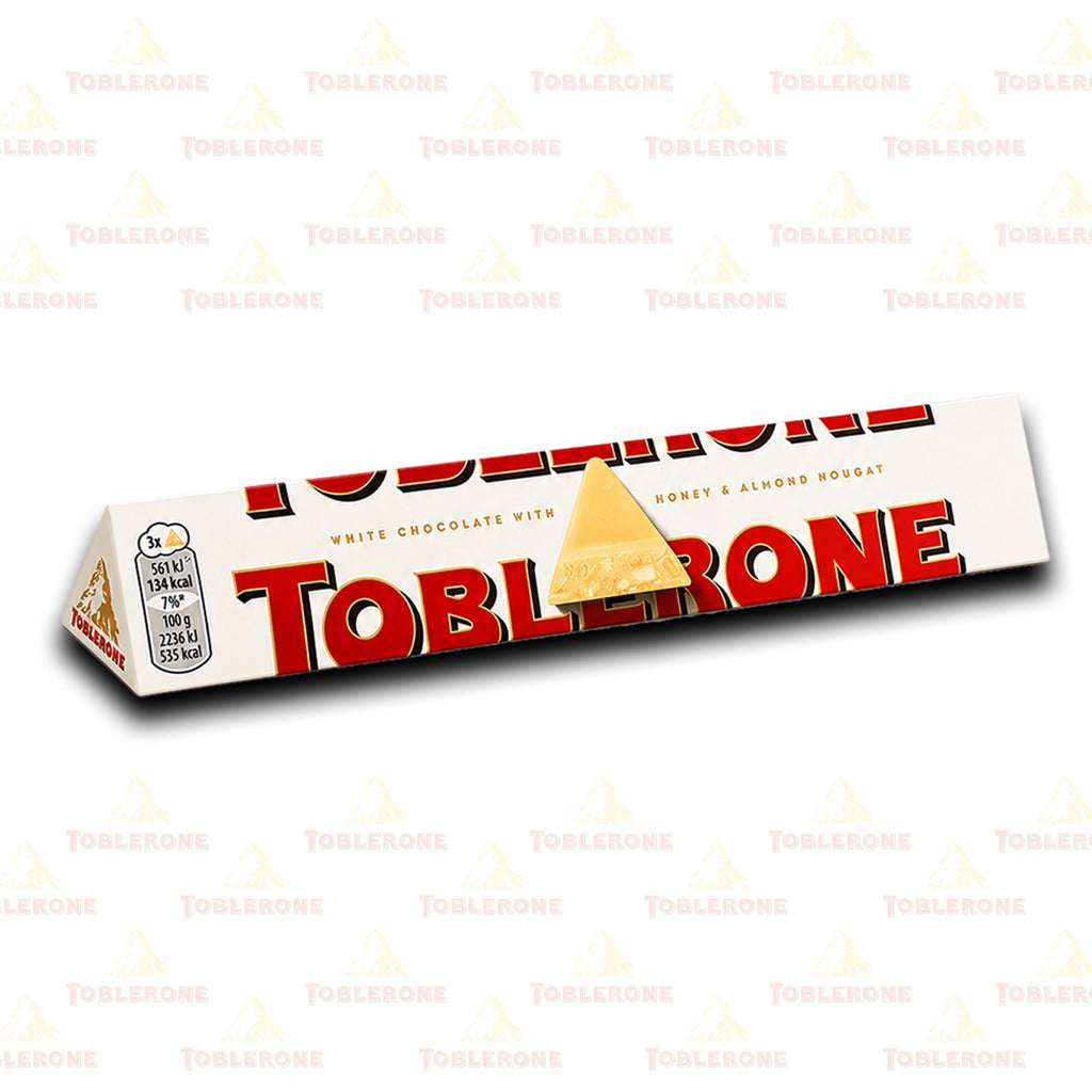 Toblerone White Chocolate With Honey & Almond 20x100g