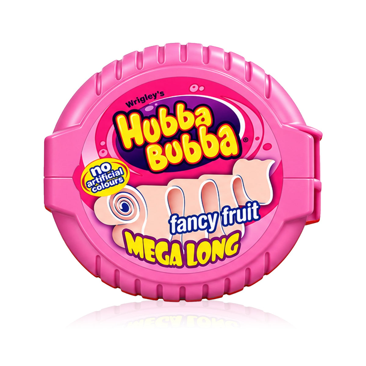 Wrigley’s Hubba Bubba Fancy Fruit Mega Long Tape Bubble Gum – 12 Pack Full Box