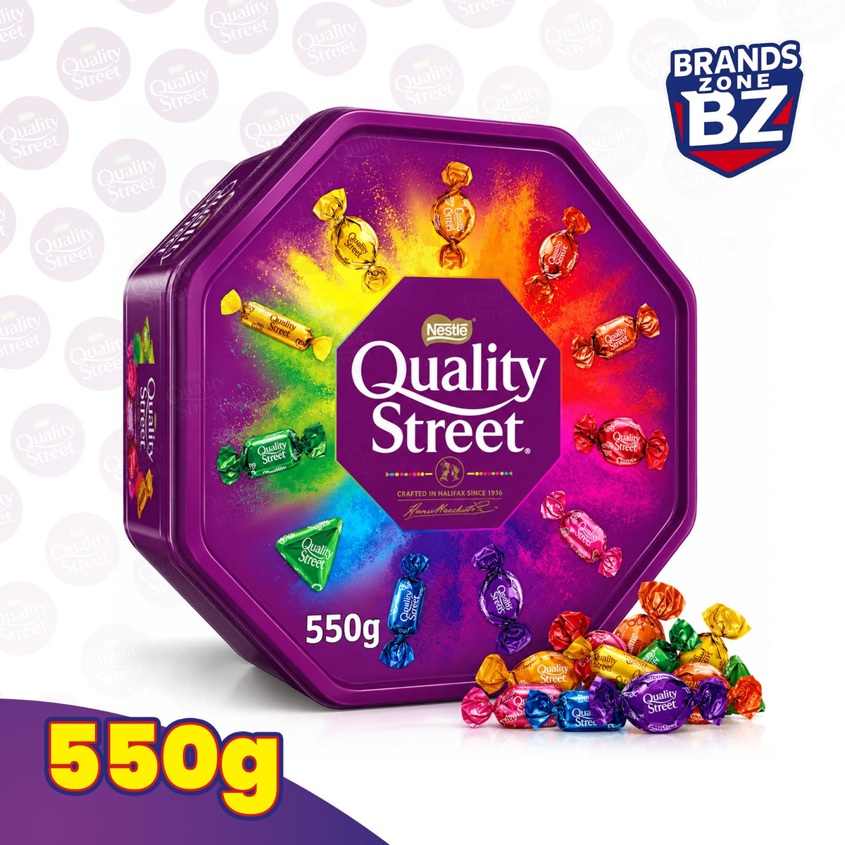 Quality Street Chocolate Tub - Assorted Chocolates & Toffees, 550g