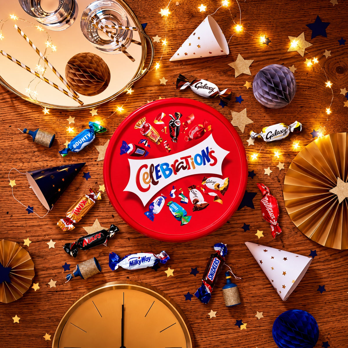 Celebrations Chocolate Tub 500g – Assorted Mini Chocolate Bars, Sharing Tub