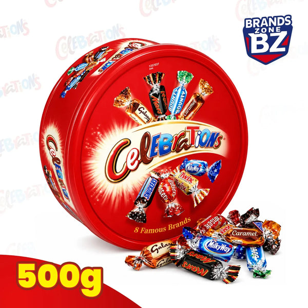 Celebrations Chocolate Tub 500g – Assorted Mini Chocolate Bars, Sharing Tub