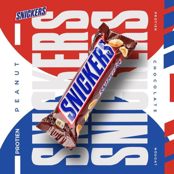Snickers Chocolate Bars – 24 x 50g | Packed with Peanuts, Caramel & Nougat | Bulk Box for Sharing, Snacking & Gifting