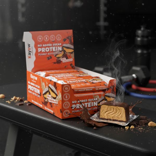 Cinnamon Protein Peanut Butter Cups – 12 x (2 × 22 g) Packs | No-Added-Sugar, High-Protein (13 g per Pack) Milk Chocolate with Natural Cinnamon | Gluten-Free, Keto-Friendly, No Palm Oil | Guilt-Free Snacking & Sharing