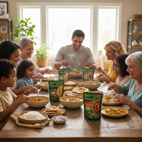 Knorr Authentic Indian Meals – Pack of 6 x 300g | Heat & Eat Ready Meals | Vegan & Halal